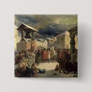 Das Veche in der Republik von Novgorod, 1861 Button