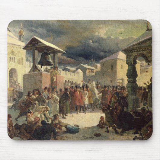 Das Veche in der Republik von Novgorod, 1861 Mousepad (Vorne)