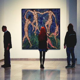 Das vegetarische Tanz Kunst-Spoke Leinwanddruck