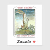 Das Velveteen Rabbit von Margery Williams Aufkleber (Blatt)