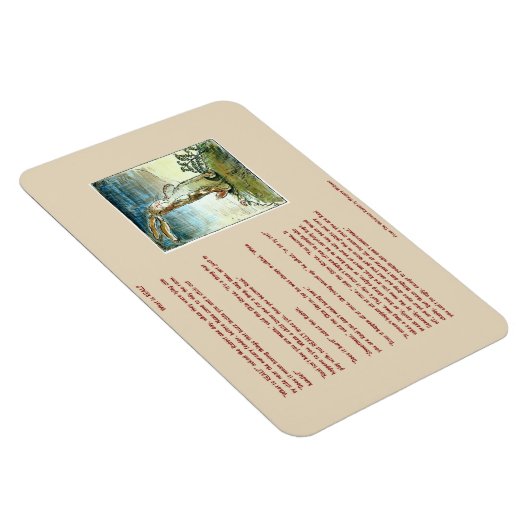 Das Velveteen Rabbit - Was ist real? Magnet (Rechte Seite)