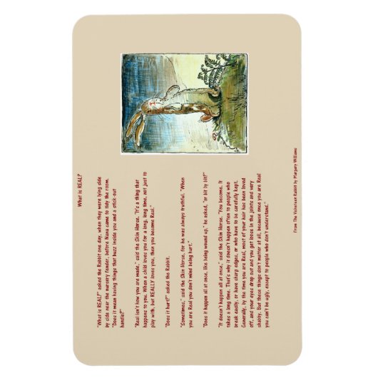 Das Velveteen Rabbit - Was ist real? Magnet (Vertikal)