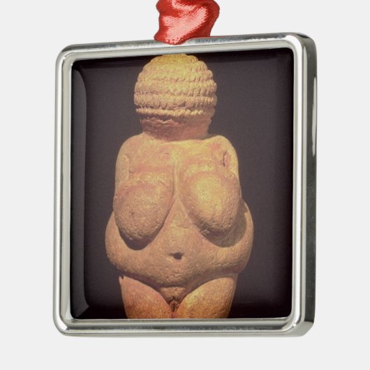 Das Venus von Willendorf, Ergiebigkeits-Symbol Ornament Aus Metall (Links)