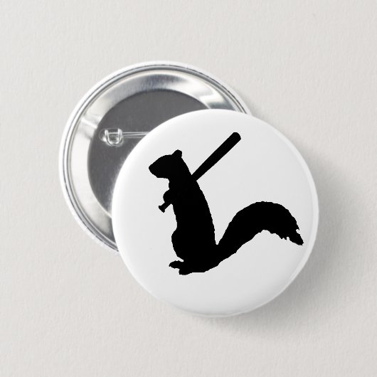 Das verärgerte Eichhörnchen Button (Vorne & Hinten)