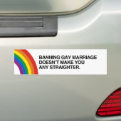 Das VERBIETEN von HOMOSEXUELLER EHE MACHT SIE Autoaufkleber (Auf Auto)