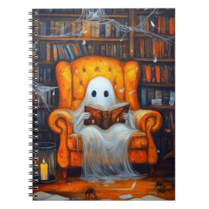 Das verborgene Geist Gemütliches Halloween-Bibli Notizblock