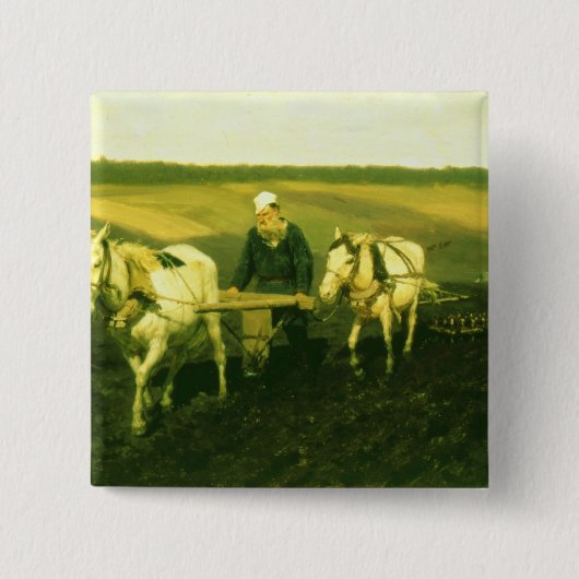Das Verfasser Lev Nikolaevich Tolstoy Button (Vorderseite)