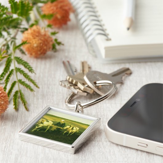 Das Verfasser Lev Nikolaevich Tolstoy Schlüsselanhänger (Seite)