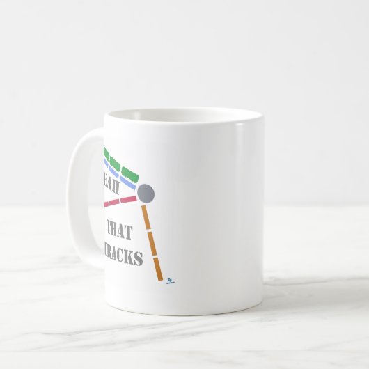 Das verfolgt das Coole Bahnhofsspiel Kaffeetasse (Vorderseite Links)