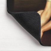 Das verführerische junge Mädchen Mousepad (Ecke)