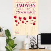 Das Verführerischste, was eine Frau haben kann, is Poster (Heimbüro)