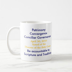 Das Vergessen des Gottes holt moralischen Kaffeetasse