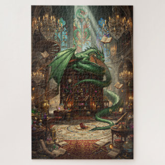 Das vergessene Drachenbibliotheks-Puzzle | 1000 Te Puzzle