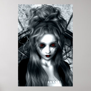 Das vergessene Sturm-gotische Grafik-Plakat Poster