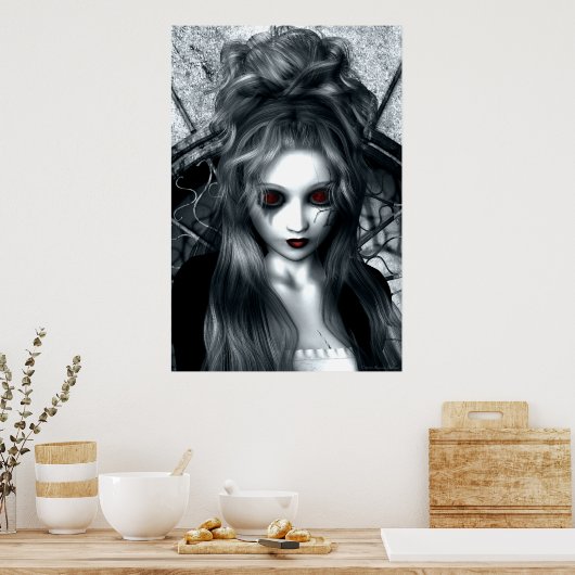 Das vergessene Tempest-Poster der gotischen Kunstw Poster (Küche)