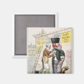 Das Vergnügen eines Bill Sticker, 1820 Magnet (Vorderseite/Rückseite)