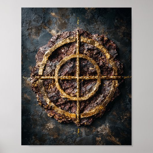 Das vergoldete Sigil Poster (Vorne)