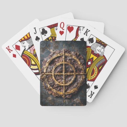 Das vergoldete Sigil Spielkarten (Rückseite)