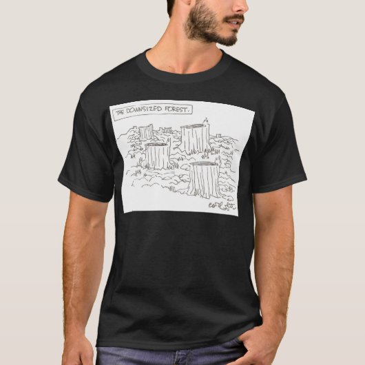 Das verkleinerte foret T-Shirt (Vorderseite)