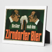 "Das Verlangen nach dem Zirndurfer-Bier" (Farblith Fotoplatte (Seite)