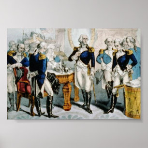 Das Verlassend Armeekommando in Washington Poster