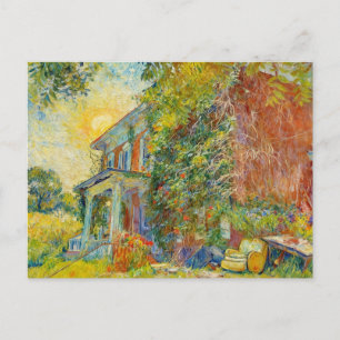 Das verlassene Haus in Burlington, Iowa Postkarte