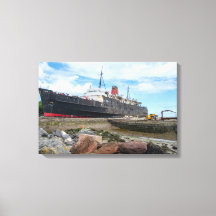 Das verlassene TSS-Schiff Duke of Lancaster