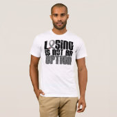 Das Verlieren ist nicht ein Wahl-Diabetes T-Shirt (Vorne ganz)