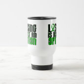 Das Verlieren ist nicht eine Wahl-traumatische Reisebecher (Mittel)