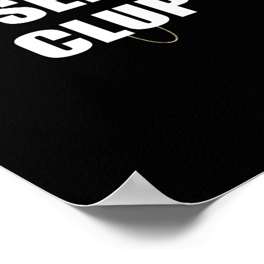 das Verliererklub-Poster Poster (Ecke)