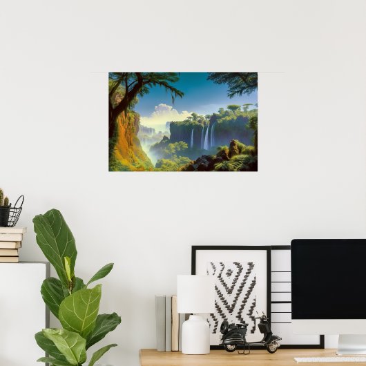 Das verlorene Tal im Dschungel Poster (Heimbüro)