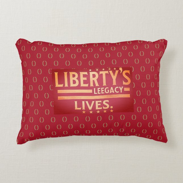 Das Vermächtnis der Freiheit lebt. Dekokissen (Vorderseite)