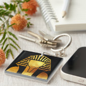 Das Vermächtnis des Golden Pharao: Ägyptische Mask Schlüsselanhänger (Vorderseite rechts)