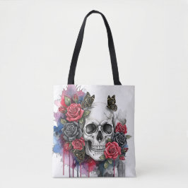 Das Vermächtnis entzünden - Gothic Skull & Rose To Tasche