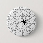 Das Vermisste Puzzlemuster Button (Vorderseite)
