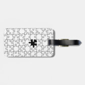 Das Vermisste Puzzlemuster Gepäckanhänger (Rückseite horizontal)