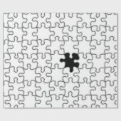 Das Vermisste Puzzlemuster Geschenkpapier (Flach)