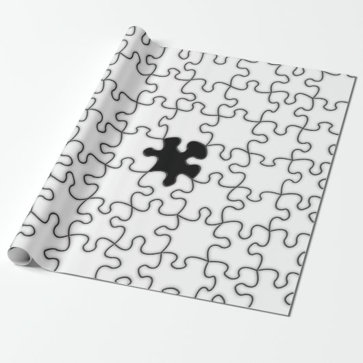 Das Vermisste Puzzlemuster Geschenkpapier (Ungerollt)