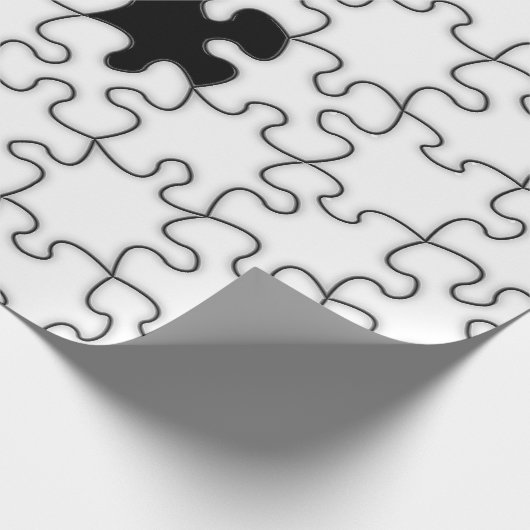 Das Vermisste Puzzlemuster Geschenkpapier (Ecke)