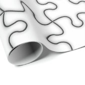 Das Vermisste Puzzlemuster Geschenkpapier (Rolleneckpunkt)