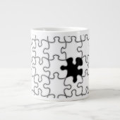 Das Vermisste Puzzlemuster Jumbo-Tasse (Vorderseite)