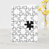 Das Vermisste Puzzlemuster Karte (Gelbe Blume)