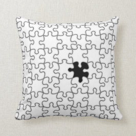 Das Vermisste Puzzlemuster Kissen