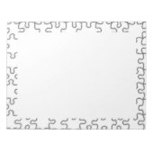 Das Vermisste Puzzlemuster Notizblock (Vorderseite)