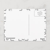 Das Vermisste Puzzlemuster Postkarte (Rückseite)