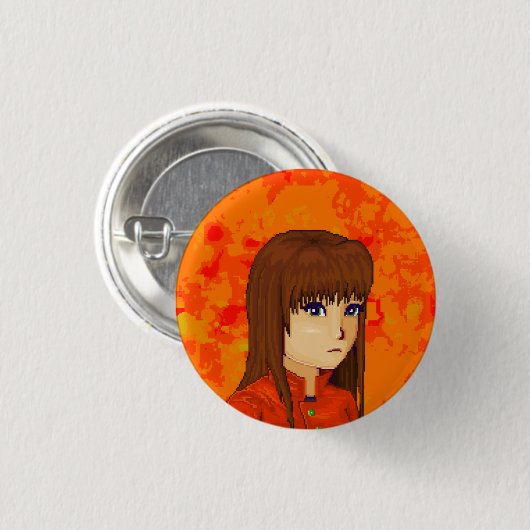 Das Vermisste Stück (farbig) - kleines Button-back Button (Vorne & Hinten)