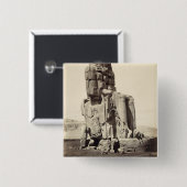 Das "vernehmbare Memnon", kolossale Statue von Button (Vorne & Hinten)