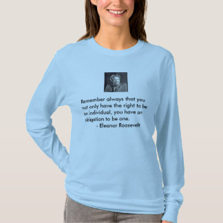 Das Verpflichtung ot ist eine Einzelperson T-Shirt