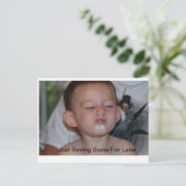 Das verrückte Cookie als Geburtstagskarte Postkarte (Stehend Vorderseite)