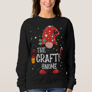 Das verrückte Gnome-Matching Family Weihnachtsspie Sweatshirt